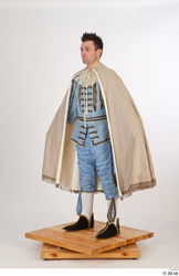 Whole Body Man White Historical Costume photo references